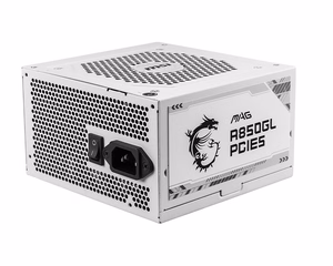 MSI MAG A850GL PCIE5 WHITE maitinimo šaltinis 850 W 20+4 kontaktų ATX ATX