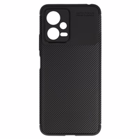 Vennus Carbon Elite dėklas telefonui Xiaomi Redmi Note 12 5G/Poco X5 Juodas