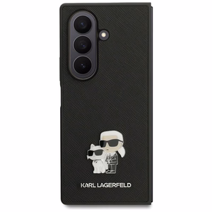 KARL LAGERFELD case for SAMSUNG Z Fold7 KLHCZFD7SAPKCNPK (Saffiano KC PIN) black
