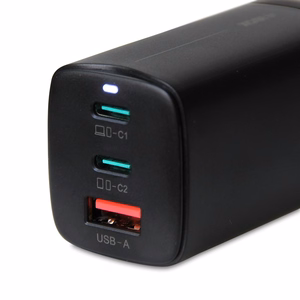 iBOX C-65 Black, GaN 65W universalus pakrovėjas
