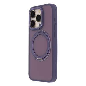 Secure Spinning Mag dėklas telefonui iPhone 15 Pro Max 6,7" violetinis