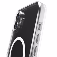 Puro Impact skaidrus D3O TPU+PC magnetinis dėklas telefonui iPhone 17 - permatomas