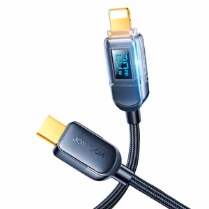 Кабель Joyroom A4 USB-C / Lightning 20W 1.2м с дисплеем (чёрный)