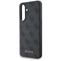 Guess 4G Metal Gold Logo dėklas telefonui Samsung Galaxy A36 - juoda