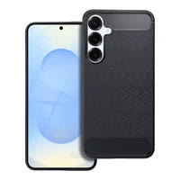 Anglies pluošto dėklas telefonui SAMSUNG S25 Plus - juodas