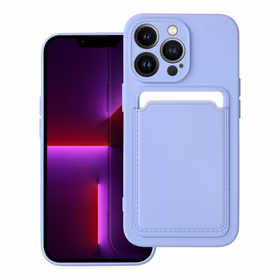 Kortelių dėklas telefonui IPHONE 13 Pro violetinis