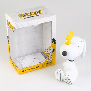 Snoopy LED naktinis šviestuvas vaikams, 26.7 × 18.5 cm