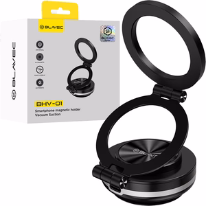 Blavec Car holder BHV-01 electric, vacuum, magnetic (BHV01-EPMB) black