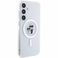 Karl Lagerfeld IML Karl&Choupette MagSafe dėklas Samsung Galaxy S24 - skaidrus