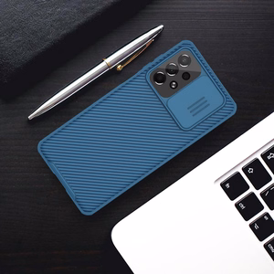 Nillkin CamShield Pro dėklas šarvuotas dėklas su kameros apsauga Samsung Galaxy A73 juodas