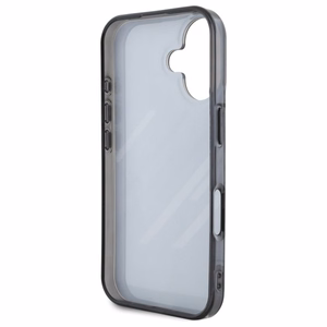 BMW Motosport IML atsitiktinės juostos iPhone 16 Plus dėklas - juodas