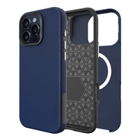 Dėklas Perfectionists Triangle Mag Case Apple iPhone 16 Pro Max tamsiai mėlynas
