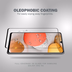 Crong 3D Armor Glass Full Glue 9H grūdintas apsauginis ekrano stiklas, skirtas Samsung Galaxy A42 5G
