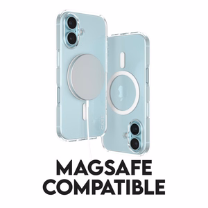 CARE by PanzerGlass Flagmano dėklas telefonui iPhone 16 6.1" baltas/baltas Magnetinis 1337