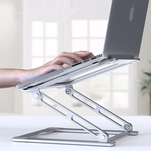 Tech-Protect ULS400 universalus sulankstomas stovas nešiojamiesiems kompiuteriams iki 17" - sidabrinis