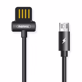 REMAX kabelis Waist Drum RC-082m - USB į Micro USB - juodas