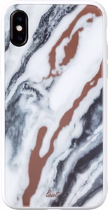 Чехол Laut MINERAL GLASS для iPhone XS Max, минерально-белый