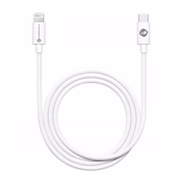 FORCELL C291 Kabelis C tipo į Lighninng PD 27W TUBE 1 m baltas