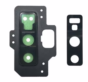 Samsung N960 Note 9 kameros stikliukas su rėmeliu Black ORG