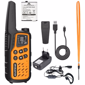 Baofeng BF-T25E racijų komplektas, 2 vnt., oranžinės