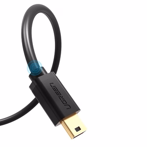 Ugreen USB - mini USB laidas 480 Mbps 3 m juodas (US132 10386)