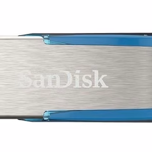 SanDisk Ultra Flair USB atmintinė 64 GB USB Type-A 3.2 Gen 1 mėlyna, sidabrinė