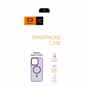 Tel Protect Magnetinis Splash matinis dėklas telefonui Iphone 15 Pro Max (m) - violetinis