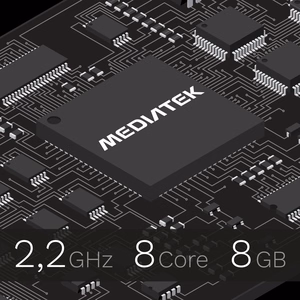 Krüger&Matz KM1078S planšetė 8 GB RAM 256 GB Octa-Core (10,95") Wi-Fi 5 (802.11ac) Android 15