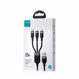 USB laidas Joyroom 3in1 / S-1T3018A18 juodas 120cm