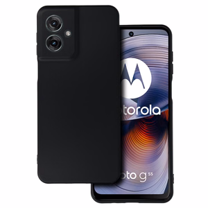 Dėklas telefonui (m) - matinis juodas MOTOROLA MOTO G55 5G