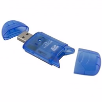 TITANUM TA101B kortelių skaitytuvas Mėlyna USB 2.0