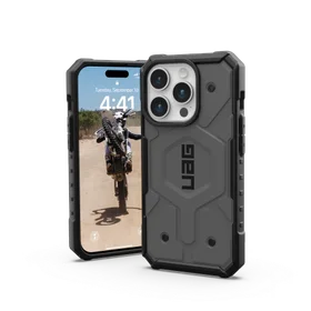 UAG Pathfinder MagSafe dėklas iPhone 15 Pro - sidabrinis