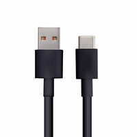 USB A į Type C 3.0 2A kabelis HD2 1 m juodas