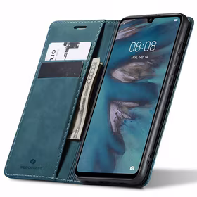 Spacecase piniginės dėklas Huawei P30 Lite mėlynas