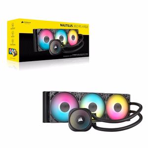 Corsair Nautilus 360 RS ARGB procesoriaus oro aušintuvas juodas