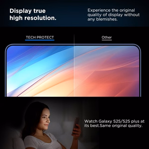 Tech-Protect Quick Set+ grūdintas stiklas Samsung Galaxy S25 - skaidrus