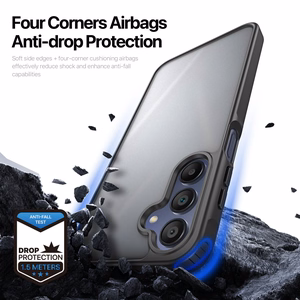 Dėklas Dux Ducis Yind Samsung A175 A17 4G/A176 A17 5G juodas