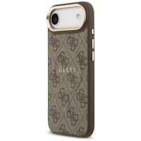 GUESS dėklas IPHONE 17 Air suderinamas su MagSafe GUHMP17MP4MSEGCW (PU 4G su klasikiniu) rudas