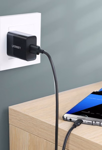 Ugreen US184 20882 USB-A 3.0 / USB-C 3A laidas 1m - juodas