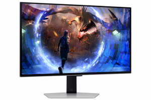 Samsung G60SD monitorius 68,6 cm (27") 2560 x 1440 pikselių Quad HD OLED sidabrinis
