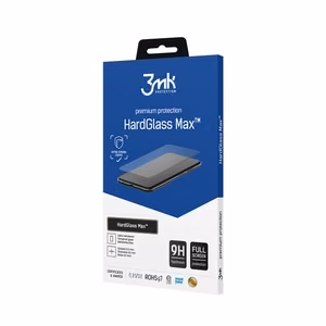 Sustiprintas pilnai dengiantis grūdintas stiklas 3mk HardGlass Max Black, skirtas Oppo A98 5G