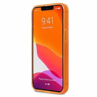 KARL LAGERFELD KLHCP13SCHTRO IPHONE 13 MINI 5.4 "oranžinis/oranžinis dėklas GLITTER CHOUPETTE FLUO