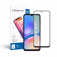 Apsauginis stiklas Blue Star - SAMSUNG A05s viso ekrano (su rėmeliu, mažo dydžio) - juodas