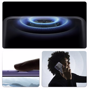 Spigen Ultra Hybrid Mag MagSafe dėklas skirtas Samsung Galaxy S26+ - skaidrus tamsiai mėlynas