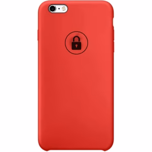 Dėklas "Silicone Case" skirtas iPhone 6 Plus (iPhone 6S Plus) / Red Product / su įpakavimu