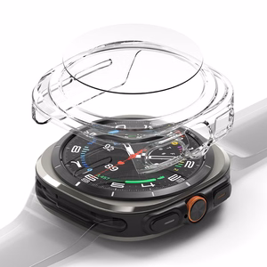 Ringke Slim ir grūdinto stiklo dėklas + stiklo rinkinys Samsung Galaxy Watch Ultra 47mm - skaidrus