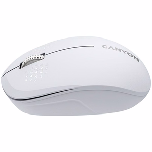 CANYON MW-04 abiem rankoms pritaikyta belaidė BT pelė, 1200 dpi, balta