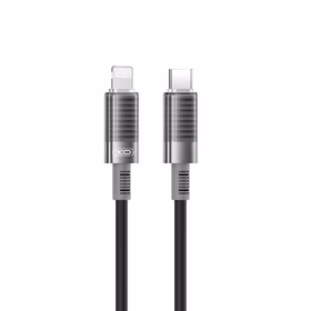 XO kabelis NB-Q282B PD USB-C - "Lightning" 1,0 m 27 W juodas