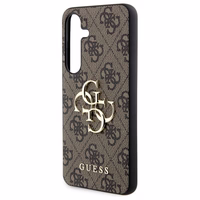 Guess 4G Big Metal Logo dėklas telefonui Samsung Galaxy S24 - rudas