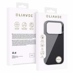 Liavec Carbon Core dėklas, skirtas iPhone 18 Pro Max/17 Pro Max